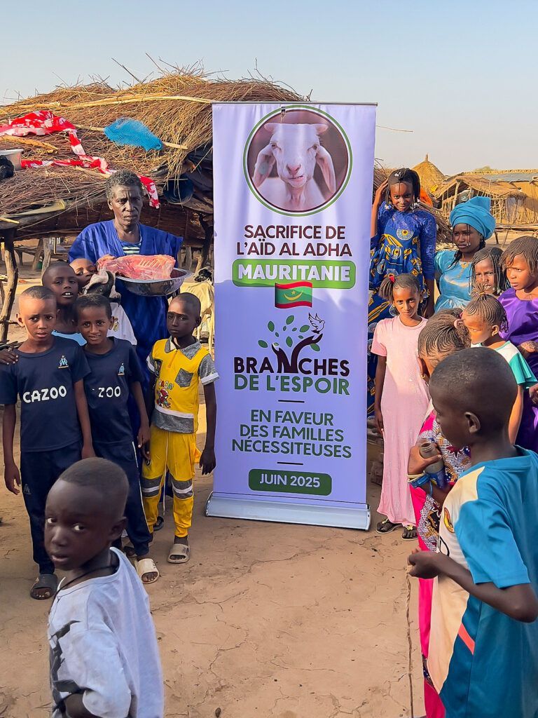 Familles accompagnées par Branches de l'Espoir en Mauritanie